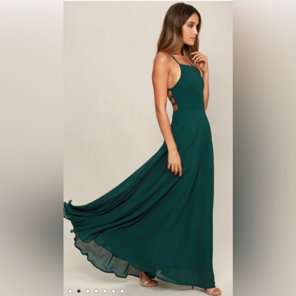 Lulus Dark Green Maxi